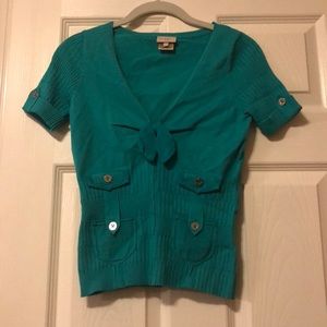 Teal Karen Millen Top